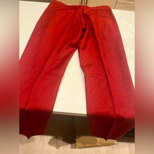Hugo Boss men pants red burgundy size 32, new in great condition